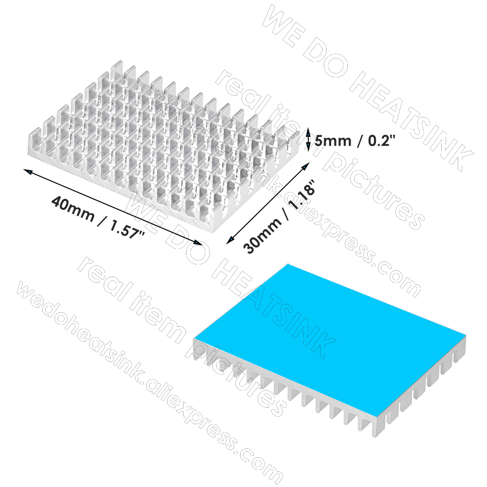 WE DO HEATSINK 30*40*5mm Witho - Raspberry Pi Water Cooling Kit review and price