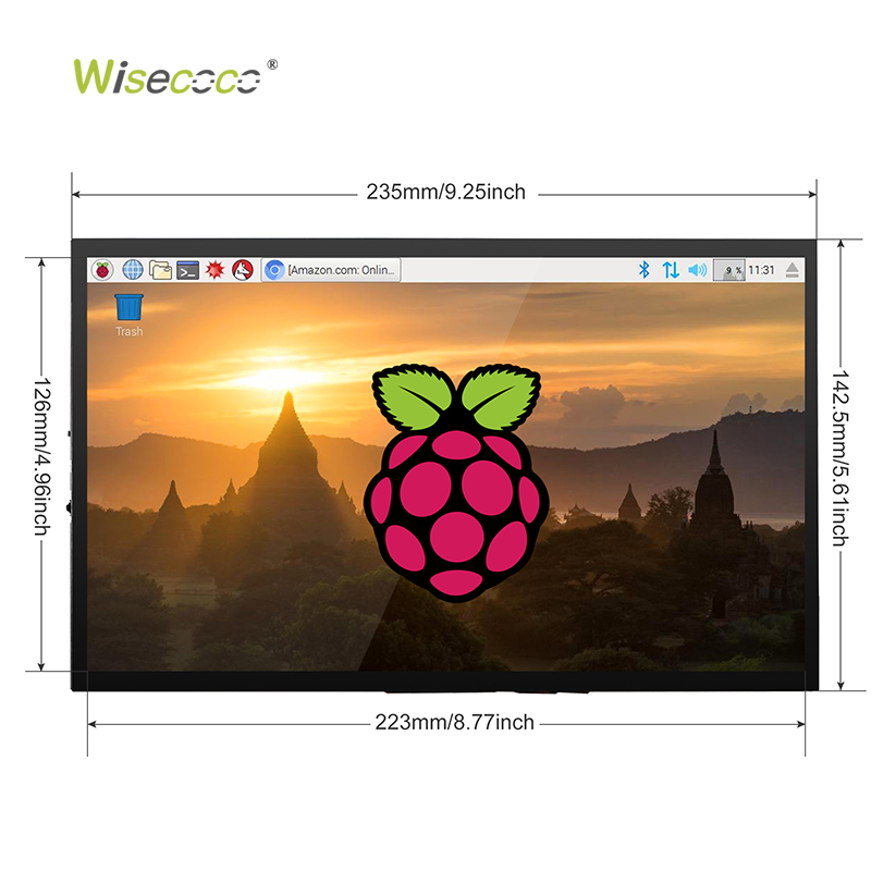 Wisecoco 10.1 Inch IPS LCD Onc - Raspberry Pi 10.1 Inch Capacitive Touch Screen Ips review and price